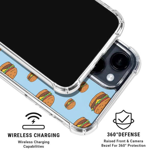 Bobs Burgers Burger of the Day iPhone 15 Clear Case